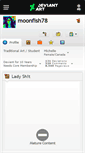 Mobile Screenshot of moonfish78.deviantart.com