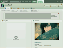 Tablet Screenshot of moonfish78.deviantart.com