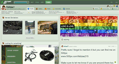 Desktop Screenshot of felizias.deviantart.com