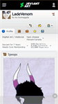 Mobile Screenshot of ladevenom.deviantart.com
