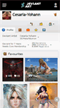 Mobile Screenshot of cesaria-yohann.deviantart.com