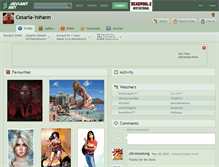 Tablet Screenshot of cesaria-yohann.deviantart.com