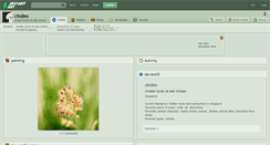 Desktop Screenshot of cindeo.deviantart.com