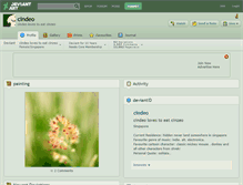 Tablet Screenshot of cindeo.deviantart.com