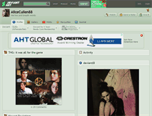 Tablet Screenshot of alicecullen88.deviantart.com