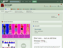 Tablet Screenshot of dawnslight.deviantart.com