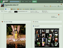 Tablet Screenshot of hopelessdevotion-cp.deviantart.com