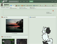 Tablet Screenshot of kopious.deviantart.com
