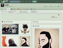Tablet Screenshot of l4nd0.deviantart.com