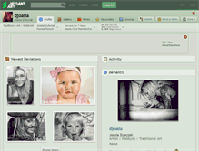 Tablet Screenshot of djoasia.deviantart.com