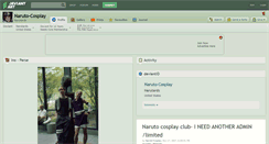 Desktop Screenshot of naruto-cosplay.deviantart.com