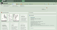 Desktop Screenshot of blood-syth.deviantart.com