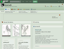 Tablet Screenshot of blood-syth.deviantart.com