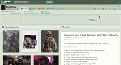Desktop Screenshot of kingmercy.deviantart.com