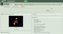 Desktop Screenshot of fatalimages.deviantart.com