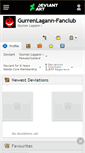 Mobile Screenshot of gurrenlagann-fanclub.deviantart.com