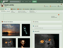 Tablet Screenshot of death-jockey.deviantart.com
