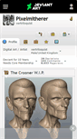 Mobile Screenshot of pixelmitherer.deviantart.com