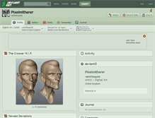 Tablet Screenshot of pixelmitherer.deviantart.com