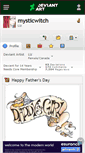 Mobile Screenshot of mysticwitch.deviantart.com