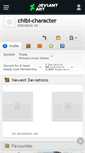 Mobile Screenshot of chibi-character.deviantart.com