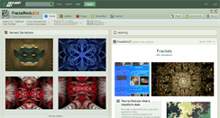 Desktop Screenshot of fractalrock.deviantart.com