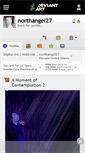 Mobile Screenshot of northangel27.deviantart.com