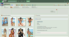 Desktop Screenshot of mattmuscle.deviantart.com