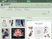 Tablet Screenshot of kataang6201.deviantart.com
