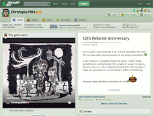 Tablet Screenshot of christopia1984.deviantart.com