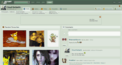 Desktop Screenshot of cloud-fantastic.deviantart.com