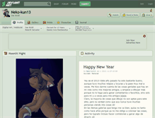 Tablet Screenshot of neko-kun13.deviantart.com