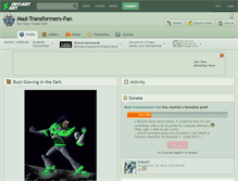 Tablet Screenshot of mad-transformers-fan.deviantart.com