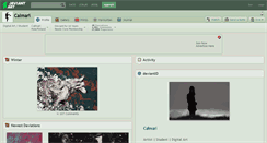 Desktop Screenshot of calmari.deviantart.com