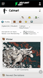 Mobile Screenshot of calmari.deviantart.com
