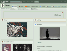 Tablet Screenshot of calmari.deviantart.com