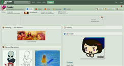 Desktop Screenshot of goddel.deviantart.com