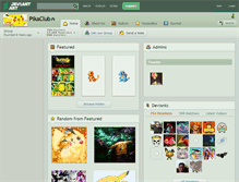 Tablet Screenshot of pikaclub.deviantart.com