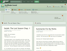 Tablet Screenshot of gryffindor-sword.deviantart.com