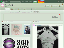 Tablet Screenshot of hermelientjeee.deviantart.com