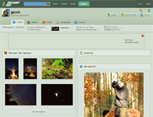 Tablet Screenshot of gacek.deviantart.com