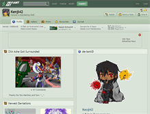 Tablet Screenshot of kenji42.deviantart.com