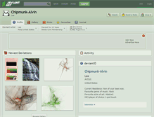 Tablet Screenshot of chipmunk-alvin.deviantart.com