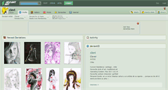 Desktop Screenshot of clovi.deviantart.com
