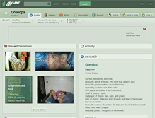 Tablet Screenshot of grendpa.deviantart.com