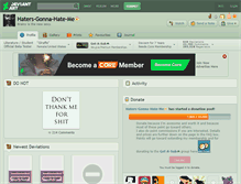 Tablet Screenshot of haters-gonna-hate-me.deviantart.com