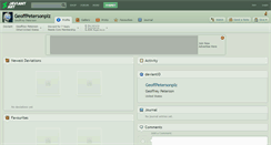 Desktop Screenshot of geoffpetersonplz.deviantart.com