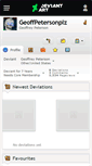 Mobile Screenshot of geoffpetersonplz.deviantart.com