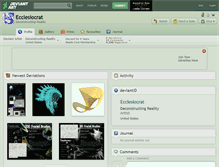 Tablet Screenshot of ecclesiocrat.deviantart.com