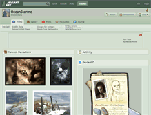 Tablet Screenshot of oceanstorme.deviantart.com